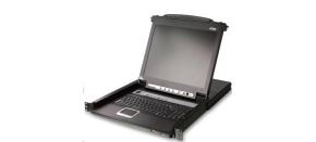 ATEN 16-Port KVM PS/2+USB, OSD, rack, 17" Slideaway LCD