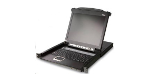 ATEN 16-Port KVM PS/2+USB, OSD, rack, 17" Slideaway LCD