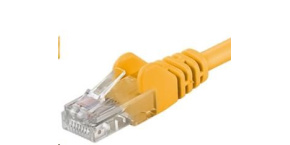 PREMIUMCORD Patch kabel UTP RJ45-RJ45 CAT5e 1.5m žlutá