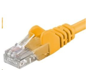 PREMIUMCORD Patch kabel UTP RJ45-RJ45 CAT5e 1.5m žlutá