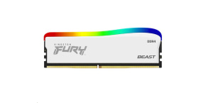 KINGSTON DIMM DDR4 8GB 3600MT/s CL17 FURY Beast Bílá RGB SE