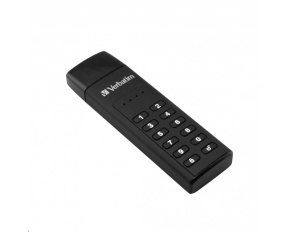 VERBATIM USB 3.0 Drive 128 GB - Keypad Secure (R:160/W:150 MB/s) GDPR