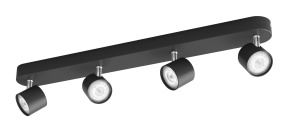 PHILIPS bodové světlo STAR bar/tube black 4x4.5W SELV Dim - černá