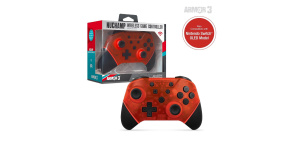 Hyperkin Armor3 NuChamp Wireless Game Controller For Nintendo Switch®/Nintendo Switch® Lite (Ruby Red)