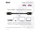 Club3D Kabel Ultra Rychlý HDMI™ Certifikovaný, 4K 120Hz, 8K60Hz, 48Gbps M/M, 3m, 28 AWG