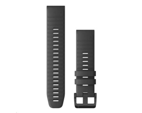 Garmin Hodinkové řemínky Quickfit 22 mm, Black Silicone