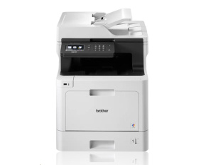 BROTHER multifunkce color laserová DCP-L8410CDW  - A4, 31ppm 512MB 2400x600 PCL LAN USB WiFi 250l 50ADF, DUPLEX