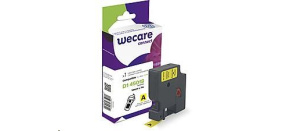 WECARE ARMOR páska pro DYMO S0720580, černá/žlutá, 12mm x 7m