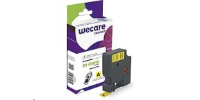 WECARE ARMOR páska pro DYMO S0720580, černá/žlutá, 12mm x 7m