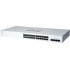 Cisco switch CBS220-24T-4G-UK (24xGbE,4xSFP,fanless) - REFRESH
