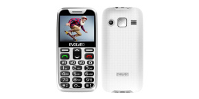 EVOLVEO EasyPhone XD, mobilní telefon pro seniory s nabíjecím stojánkem (bílá barva)