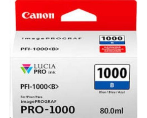 Canon CARTRIDGE PFI-1000B modrá pro ImagePROGRAF PRO-1000 (545 str.)