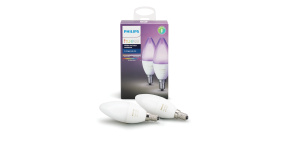 PHILIPS Hue White and Color Ambience, 2x žárovka svíčková 6,5W E14 B39 DIM