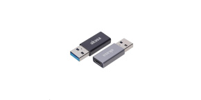 AKASA adaptér USB3.1 Gen2 Type-C na Type-A (F/M), 2ks v balení