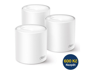 TP-Link Deco X50(3-pack) WiFi6 Mesh (AX3000,2,4GHz/5GHz,3xGbELAN/WAN)