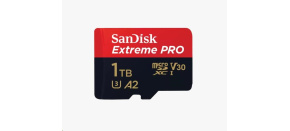 SanDisk micro SDXC karta 1TB Extreme PRO (200 MB/s Class 10, UHS-I U3 V30) + adaptér