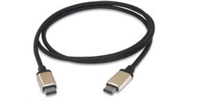 PREMIUMCORD Kabel USB 3.1 konektor C/male - USB 3.1 C/male, 0,5m hliníkové konektory