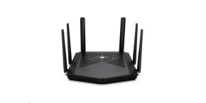 Acer Router Predator Connect W6x - Wifi 6 router, black, 802.11 a/b/g/n/ac/ax 2.4 GHz / 5 GHz, 4x4 MU MIMO