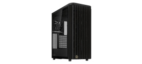 ASUS case PROART PA401 WOOD TG, Mid Tower, ATX, 1xUSB-C Gen2x2, 2xUSB 3.0, 2x 160mm Fan, černá