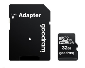 GOODRAM MicroSDHC karta 32GB M1AA, UHS-I Class 10, U1 + adaptér