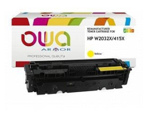 OWA Armor toner pro HP CLJ Pro MFP M450 yellow, level man., 6.000 str., komp.s W2032X