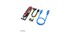 AKASA adaptér PCIe Riser Adapter Card for GPU Mining