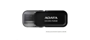 ADATA Flash Disk 32GB USB 2.0 Dash Drive UV240, Black