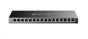 TP-Link switch TL-SG116P (16xGbE, 16xPoE+, 120W, fanless)