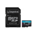 Kingston MicroSDXC karta 64GB Canvas Go! Plus, R:170/W:70MB/s, Class 10, UHS-I, U3, V30, A2 + Adaptér