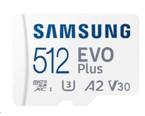 Samsung micro SDXC karta 512 GB EVO Plus + SD adaptér