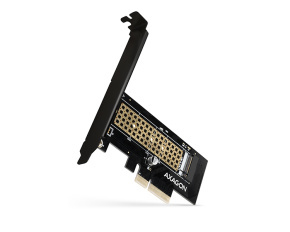 AXAGON PCEM2-N, PCIe x4 - M.2 NVMe M-key slot adaptér, vč. LP