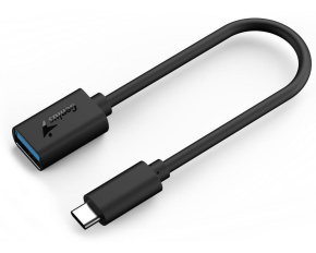 GENIUS ACC-C2AC redukce USB-C na USB-A, černá