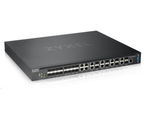 Zyxel XS3800-28 28-port 10GbE L2+ Managed Switch, MultiGig, 16x 10GbE SFP+, 4x 10GbE RJ45, 8x 10G RJ45/SFP+ combo