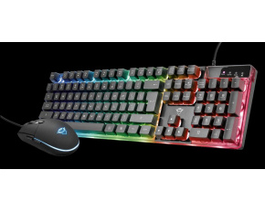 TRUST set klávesnice + myš GXT 838 Azor Gaming Combo CZ/SK