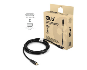 Club3D Kabel USB-C na MiniDisplayPort 2.1, 8K30Hz, DSC1.2, UHBR10, 2m