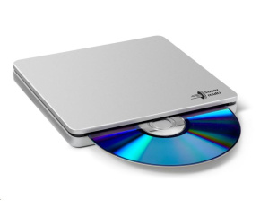 HITACHI LG - externí mechanika DVD-W/CD-RW/DVD±R/±RW/RAM/M-DISC GP70NS50, Blade Ultra Slim, Silver, box+SW