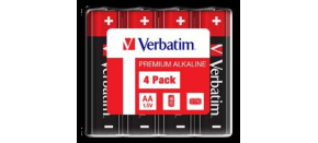 VERBATIM Alkalické baterie AA, 4 Pack - Shrink