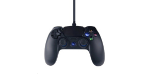 GEMBIRD gamepad PD-PS4U-01 pro PS4 a PC, vibrační, 3m