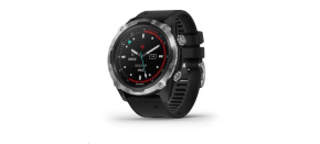 Garmin Descent Mk2 Sapphire, Silver/Black band