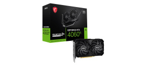 MSI VGA NVIDIA GeForce RTX 4060 Ti VENTUS 2X BLACK 16G OC, 16G GDDR6, 3xDP, 1xHDMI