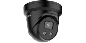 Hikvision DS-2CD2346G2-IU(2.8mm)(C)(BLACK), 4MPix IP Turret AcuSense kamera; IR 30m, IP67, mikrofon, černá