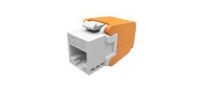Samořezný keystone Solarix CAT6 UTP SXKJ-6-UTP-WH-SA Component Level a 4PPoE certifikace