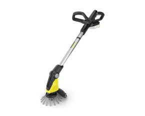 Karcher WRE 18-55 odstraňovač plevele, nylonové štětiny, teleskopická tyč, rotační polokoule (bez baterie)