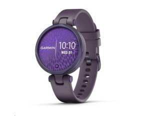 Garmin hodinky Lily Sport Midnight Orchid/Orchid Silicone Band