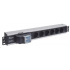 Intellinet 19" 1.5U Rackmount 6-Way Power Strip - German Type, rozvodný panel, 6x DE zásuvka, 1.6m kabel