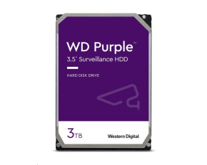 WD PURPLE WD33PURZ 3TB, SATA III 3.5", 256MB, 175MB/s, Low Noise, CMR