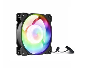 1stCOOL Statický RGB ventilátor 12cm, 3+4pin