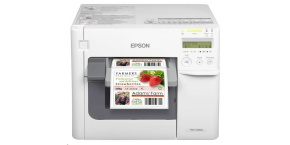 Epson ColorWorks C3500, cutter, disp., USB, Ethernet, NiceLabel, white