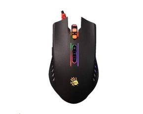 A4tech herní myš BLOODY Q81, 3200DPI, USB, RGB, černá