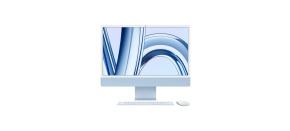 APPLE 24-inch iMac with Retina 4.5K display: M3 chip with 8-core CPU and 10-core GPU, 512GB SSD - Blue